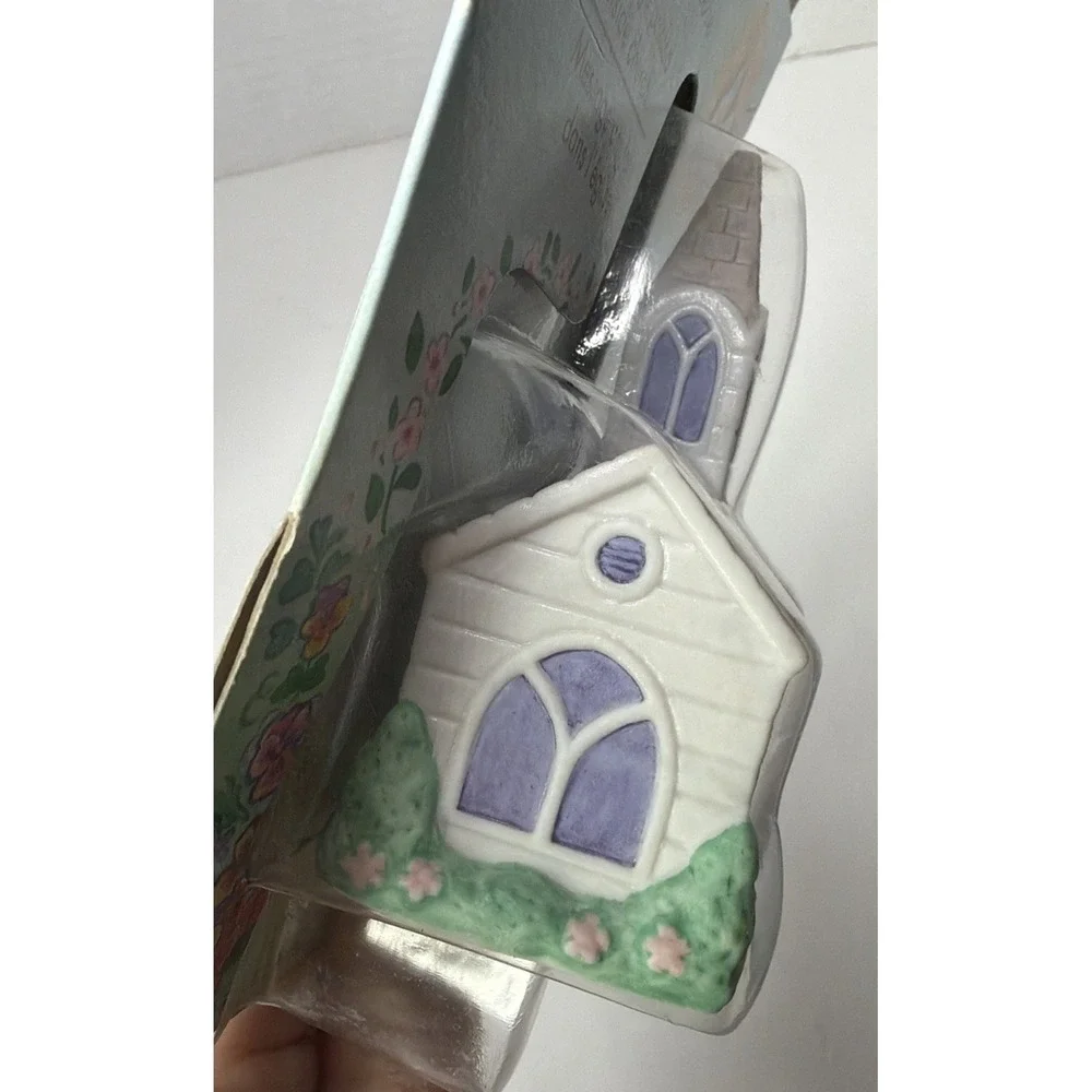 Vintage Church Rectory Steeple Hallmark Village Novelty Salt and Pepper Shakers